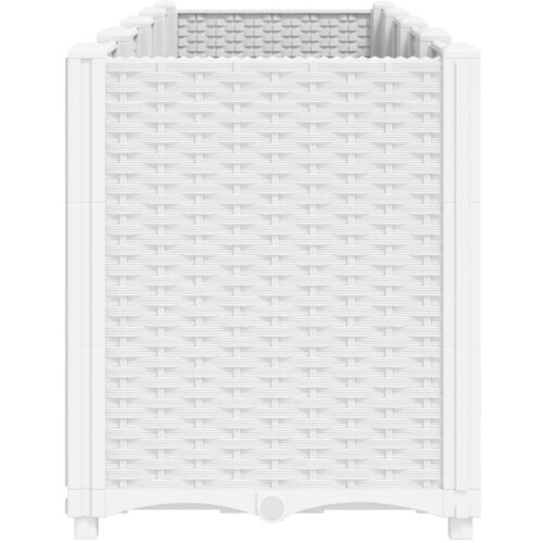  Vrtna sadilica bijela 160 x 40 x 53 cm od PP-a Slike