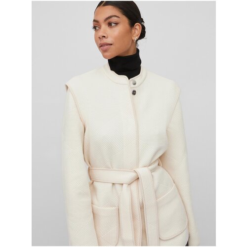 Vila Cream Women&amp;#039;s Light Coat Khloe - Women Slike