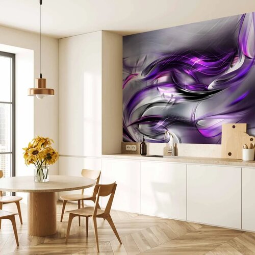  Foto tapeta - Purple Swirls 150x105 Slike
