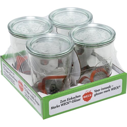 WECK mold jar 0,75l set of 4 Slike