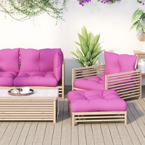 VidaXL Blazina za palete roza 60x61,5x10 cm oxford blago Slike