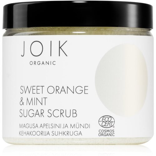 JOIK Organic Body Scrub Sweet Orange &amp;amp; Mint &amp;scaron;ećerni peeling za tijelo 210 g Slike