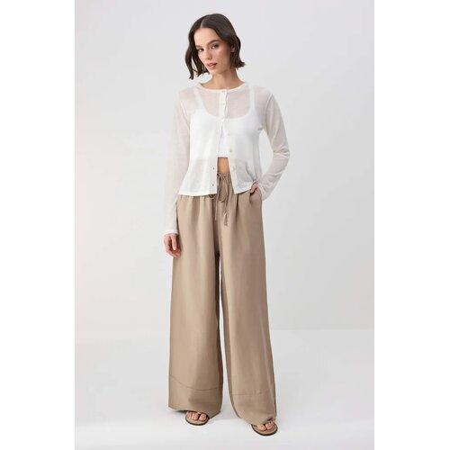 TRENDYOLMILLA ženski duks Twoss26Hi00009, ecru Slike