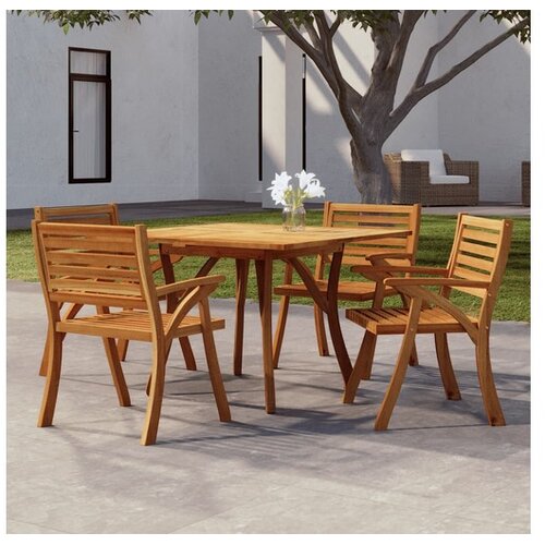  vrtni stol 110 x 110 x 75 cm od masivnog bagremovog drva Cijene