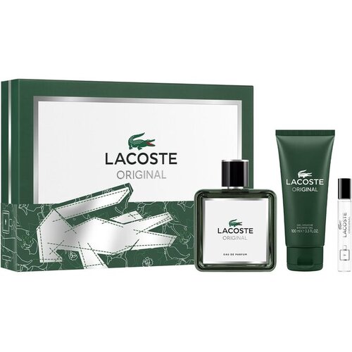 Lacoste Original Gift Set (EDP 100ml + EDP 7,5ml + SG 100ml ) Cene