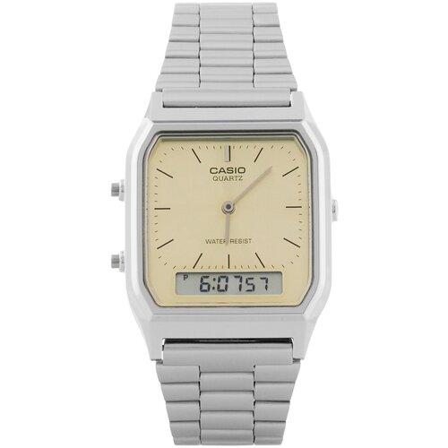 Casio Ročna ura Vintage AQ-230A-9AMQYES Srebrna Cene