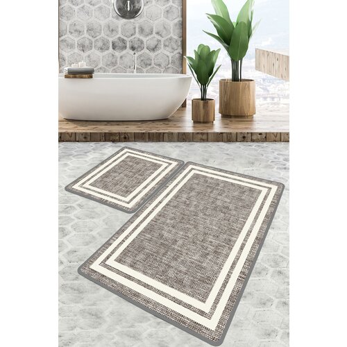  Formica Djt Multicolor Bathmat Set (3 Pieces) Cene