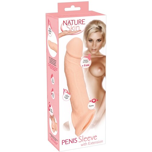 Nature Skin Penis Sleeve with Extension Cijene