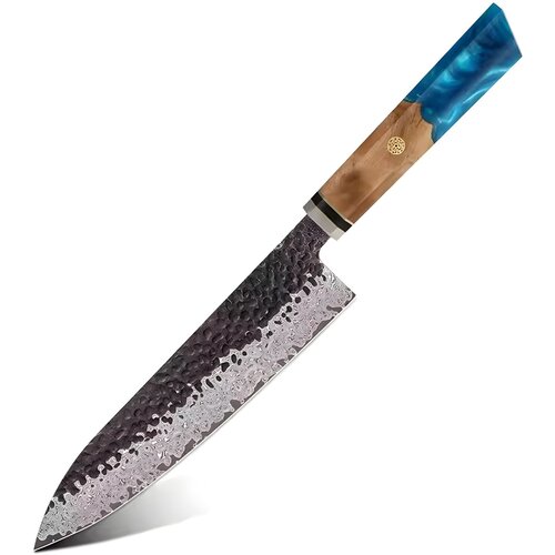  Damaskasti kuhinjski nož AI-37540 - Chef / Plava KP37540 Cijene