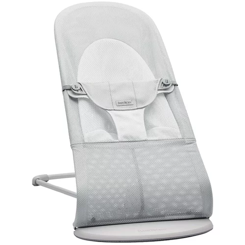 BabyBjörn® gugalnik balance soft mesh silver/white (light grey frame)