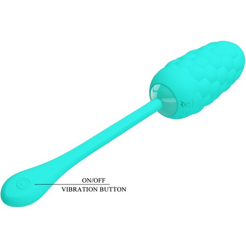 Pretty Love Marina Super Soft Silicone Vibrating Egg Aqua Green Cene