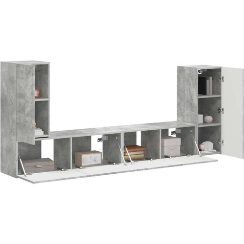  pcs Betonsko siva - - Siva - 71.73 - 98 x 31 x 29,5 cm - 2025-vidaXL-Uvoz_2 Slike