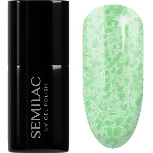 Semilac UV Hybrid Crushed_ICE gel lak za nohte z uporabo UV/LED lučke odtenek 494 Frozen Pistachios 7 ml Cene