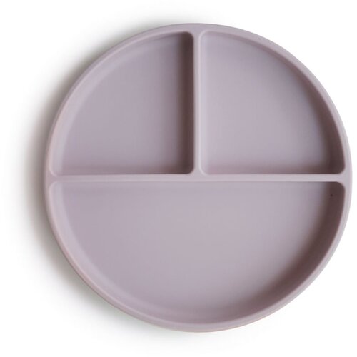 Mushie Silicone Suction Plate deljeni krožnik s priseskom Soft Lilac 1 kos Cene