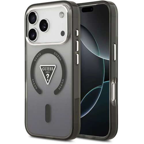  maska guess iml gradient triangle logo magsafe za iphone 17 pro crna Cene