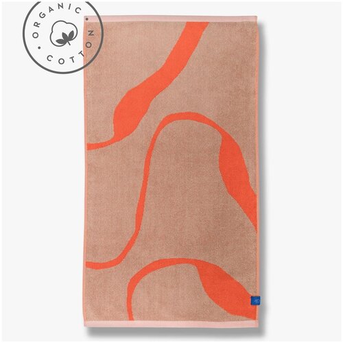 Mette Ditmer Denmark Narančasti/svjetlo smeđi ručnik od organskog pamuka 70x133 cm Nova Arte – Cene