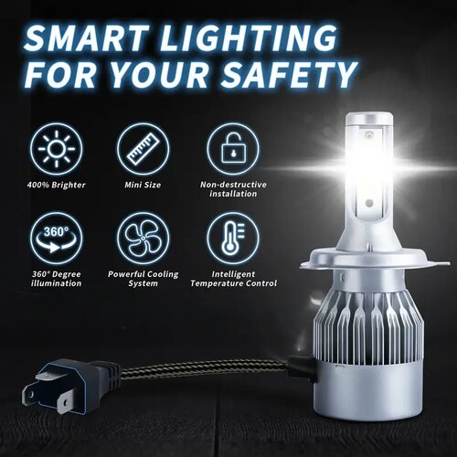  H4 led sijalice 3800 lumena Slike