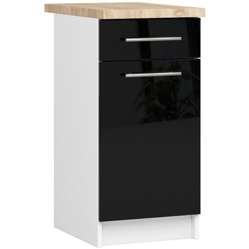 AKORD OLIWIA S40 SZ1 Kabinet + BELA / ČRNA Sijajna Plošča, (21713733) Cene