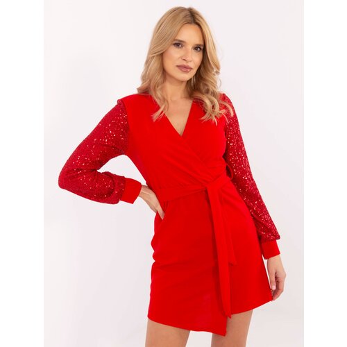 Italy Moda Dress-MI-SK-67634.99-red Cene