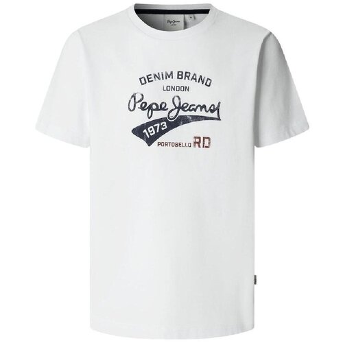 PepeJeans Majice s kratkimi rokavi PM5010364 800 Bela Cene