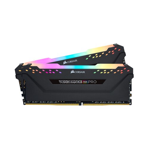 Corsair VENGANCE RGB PRO 16GB (2 x 8GB) DDR4 3600MHz DRAM C18 Black CMW16GX4M2D3600C18 ram memorija Slike