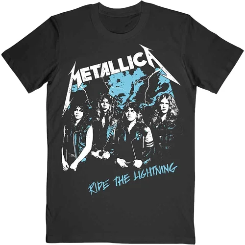 Metallica Majica Vintage Ride The Lightning Black XL