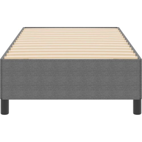 VidaXL Okvir kreveta Svjetlosiva Inženjersko drvo, Metal 90 x 200 cm Slike