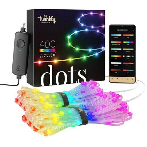 TWINKLY LED trak Dots (RGB, 20 m, prozoren) Cene