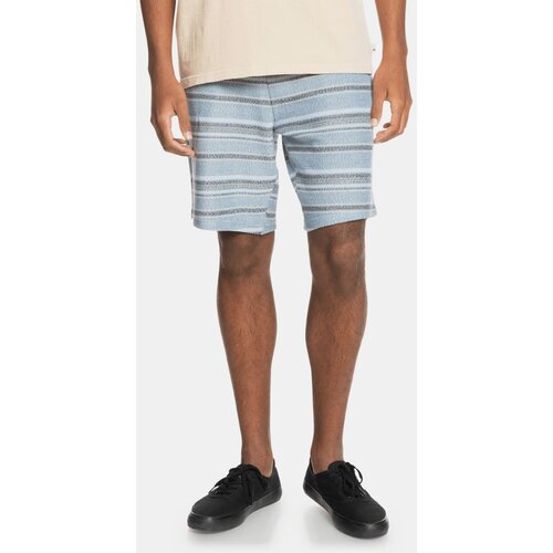 Quiksilver Blue Striped Sweatpants - Men Cene