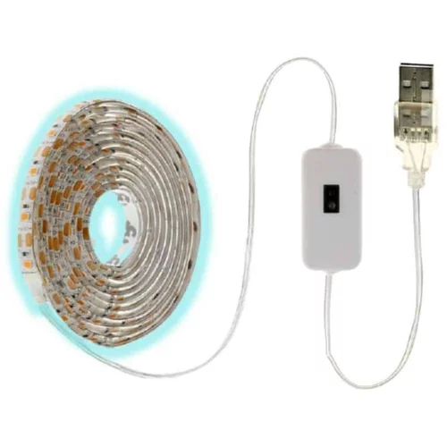 SMD USB LED trak 1m 60 LED z IR senzorjem z zaznavo bližine roke hladno beli 6500K