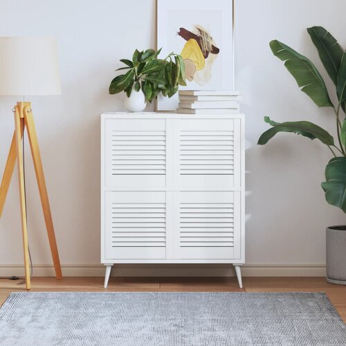 Vrata za ormarić re&scaron;etkasta 4 kom bijela 39,5x39,4 cm borovina Cijene