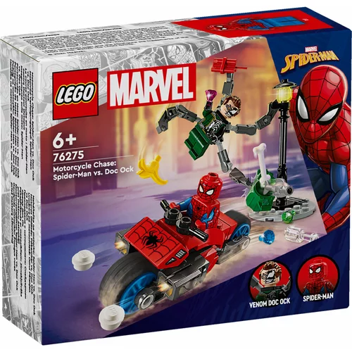 Lego 76275 Lov z motorjem: Spider-Man proti Doc Ocku