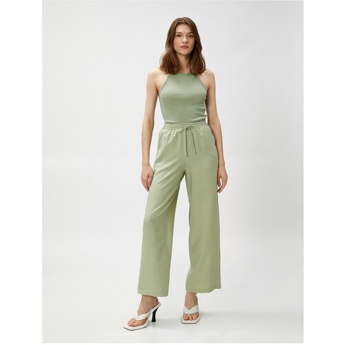 Koton Pants - Green - Relaxed Slike