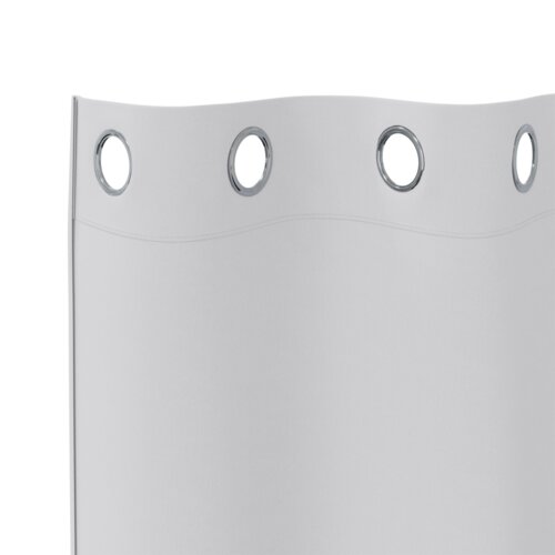 VidaXL Zavjese sa zavjesama 2 pcs Svijetlo siva 175 x 140 cm Poliester Slike