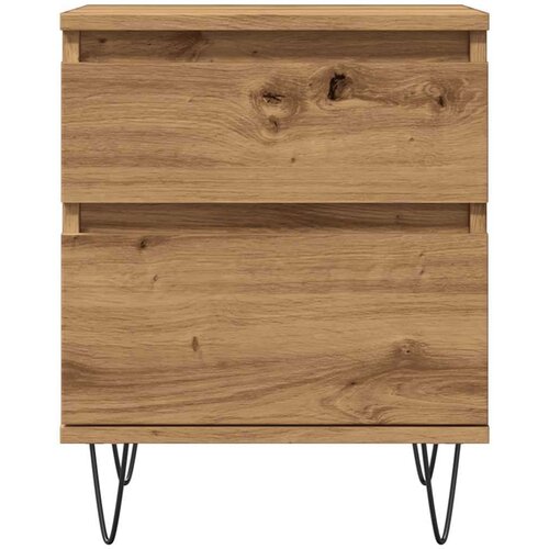 VidaXL Noćni ormarići 2 kom Artisan hrast 40x35x50 cm izrađeno drvo Slike