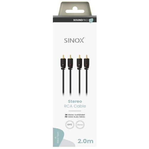 SINOX avdio kabel SXA04202 2 m 2 rca cinch m - 2 rca cinch m Slike