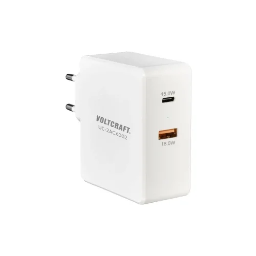 Voltcraft UC-2ACX002 VC-11744740 USB punjač utičnica Izlazna struja maks. 3000 mA 2 x USB, USB-C® utičnica (power delive