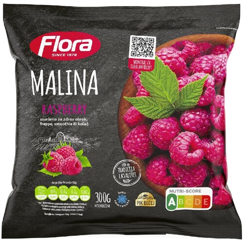 Flora Smrznuta malina 300g Cene