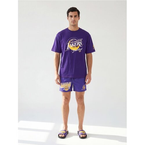 Sinsay Pamučna comfort majica kratkih rukava NBA Cijene