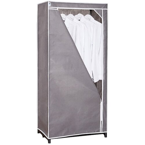 X tekstilni ormar za odjeću (d &amp;scaron; v: 50 75 160 cm, sive boje) Slike