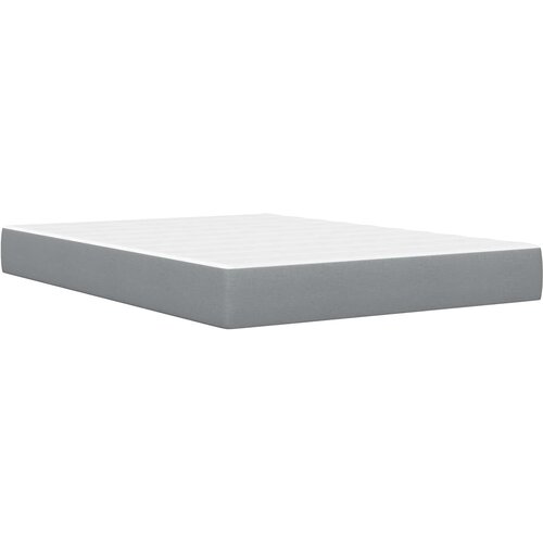  Okvir kreveta s madracem Svjetlosiva 140 x 190 cm Poliester Slike