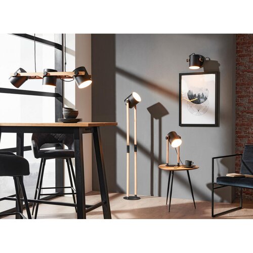 Lesnina XXXL Eglo 43521 - Stojeća lampa HORNWOOD 1xE27/28W/230V Slike