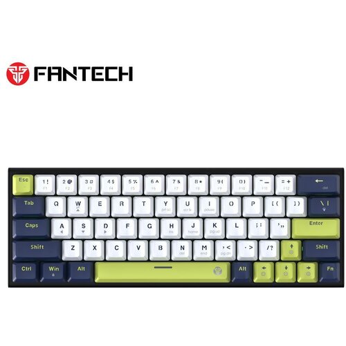 Fantech tastatura mehanička gaming MK874V2 rgb atom 63 mori bela (taro switch) Slike