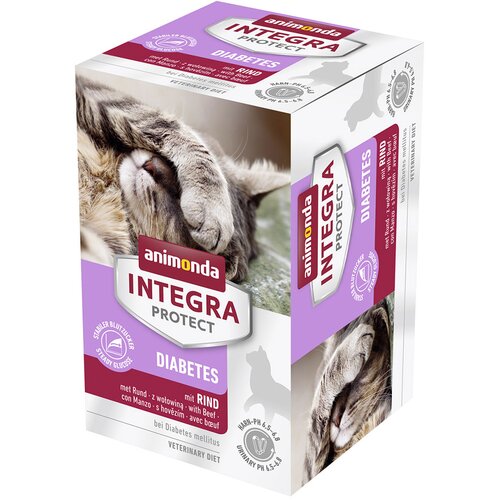 Animonda Integra Protect Adult dijabetes zdjelice 24 x 100 g - Govedina Slike