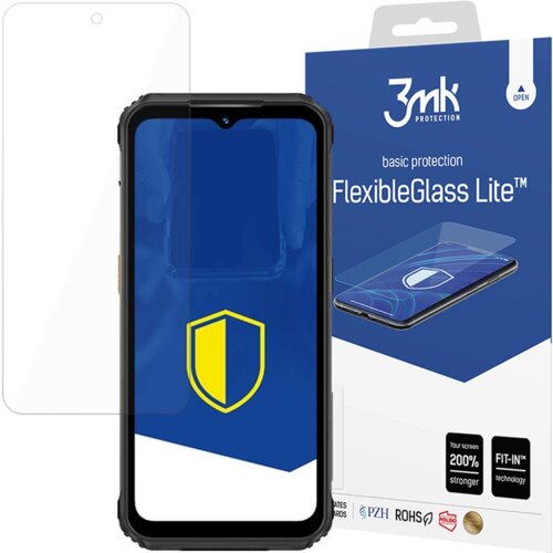 3mk OVITEK IZ TRDNOG KALJENEGA STEKLA FLEXIBLEGLASS ZA ULEFONE ARMOR 21, (21965661) Slike