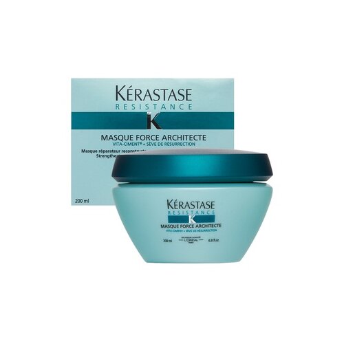 K&amp;eacute;rastase Resistance Force Architecte Strengthening Masque maska za vrlo o&amp;scaron;tećenu kosu 200 ml Slike