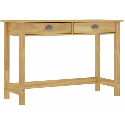  Konzolna mizica Hill z 2 predaloma 110x45x74 cm borovina Slike