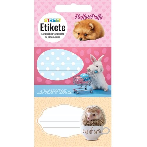  Etikete šolske za zvezke animal cute 1/10 VSE ZA ŠOLO Cene