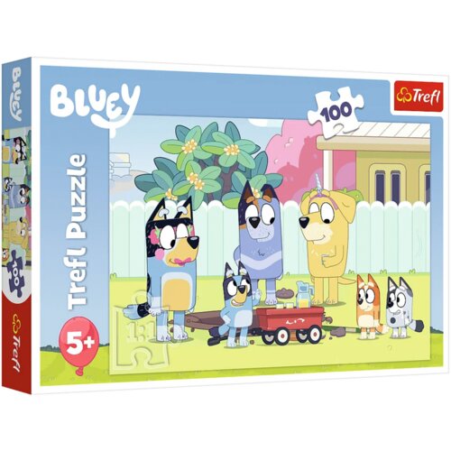 Puzzle 100pcs. Bluey's Merry World Trefl 16471 Cijene