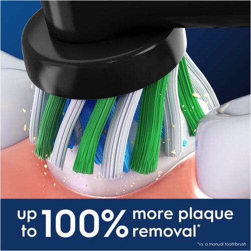 Oral-b PRO Cross Action nadomestne glave za zobno &amp;scaron;četko Black 4 kos Slike